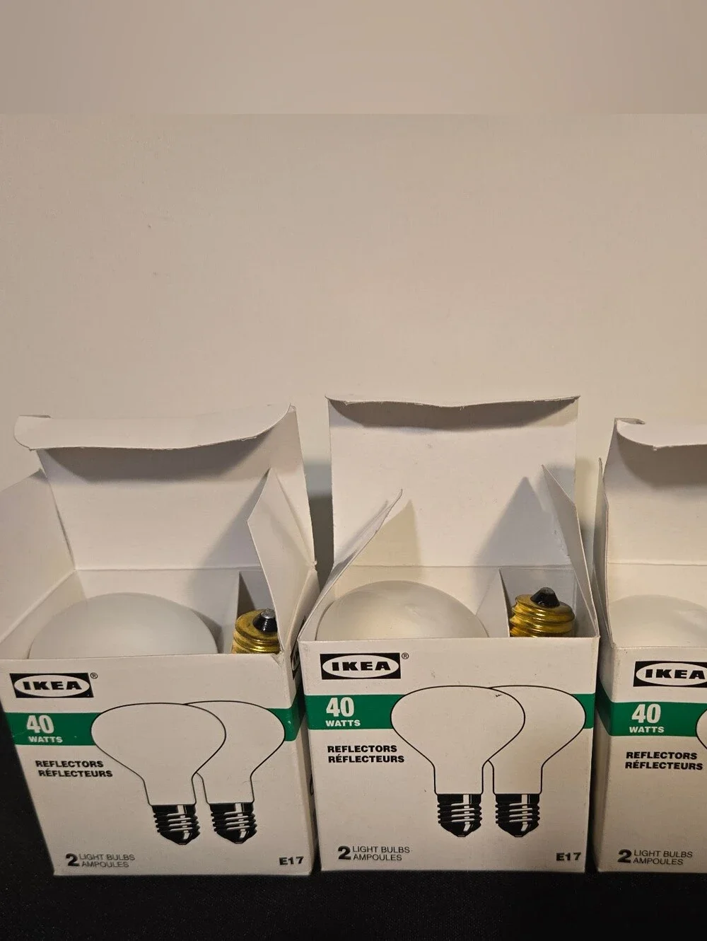IKEA 40W E17 Reflectors Light Bulbs [6 Total Bulbs]